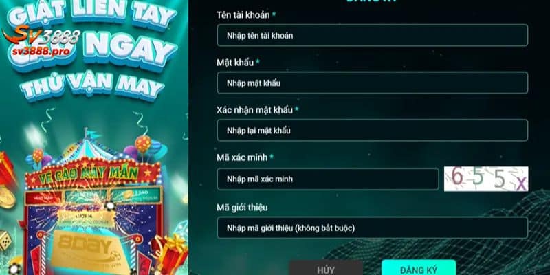 Cung cấp đầy đủ thông tin người chơi khi đăng ký